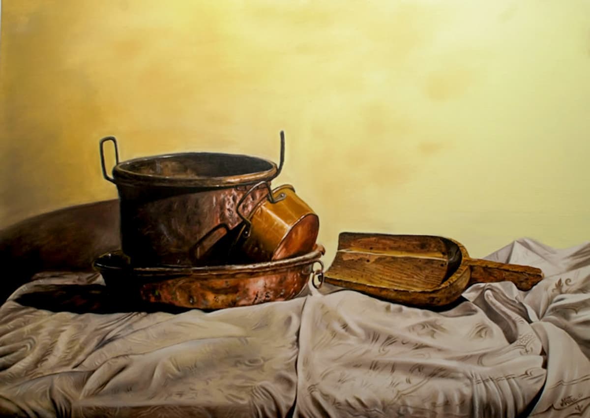 Ricordi, olio su tela 50x70 cm, Mattia Riccadonna, 2003